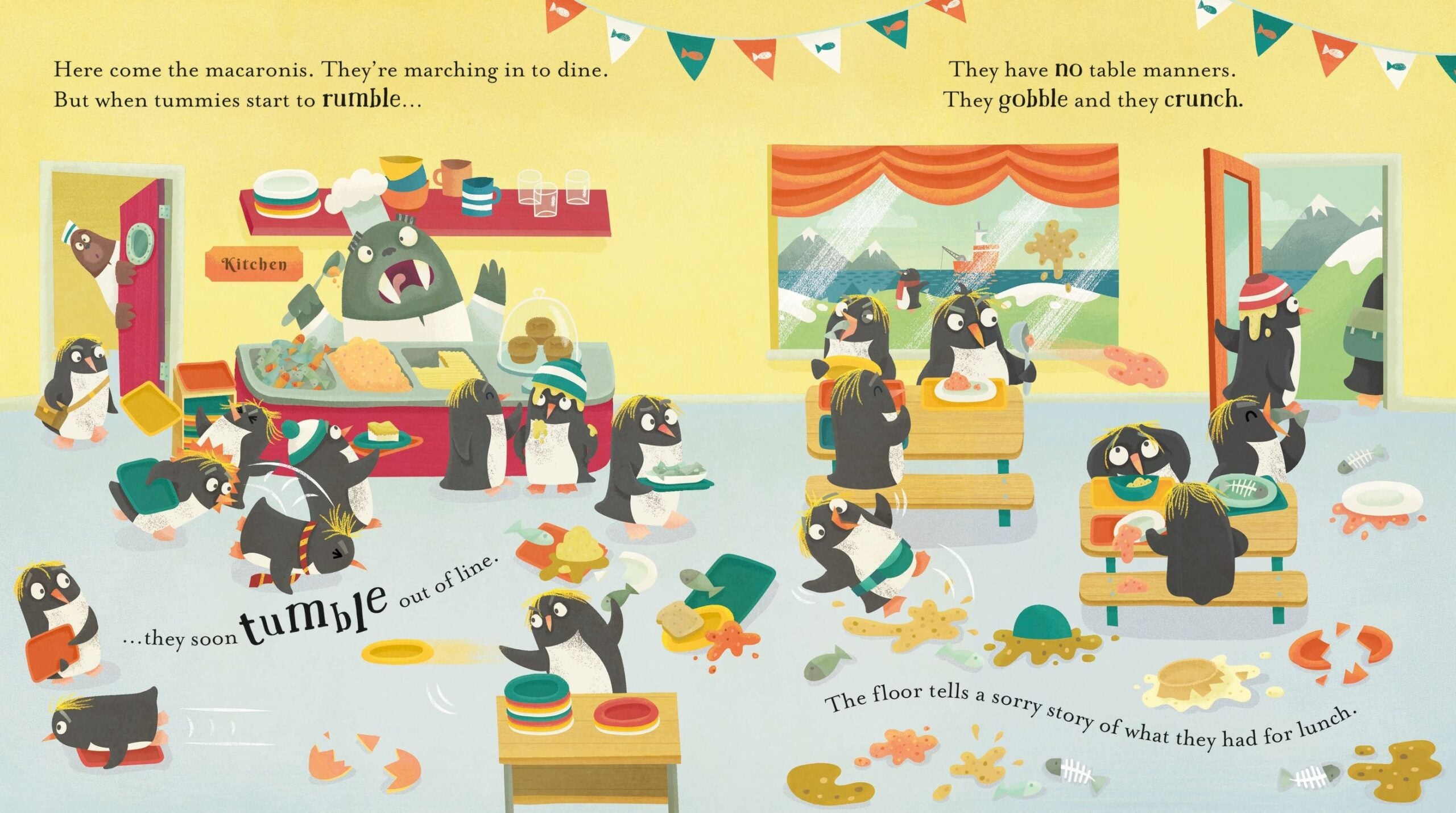 Carte pentru copii, Usborne, Politeness for Penguins, 2+ ani