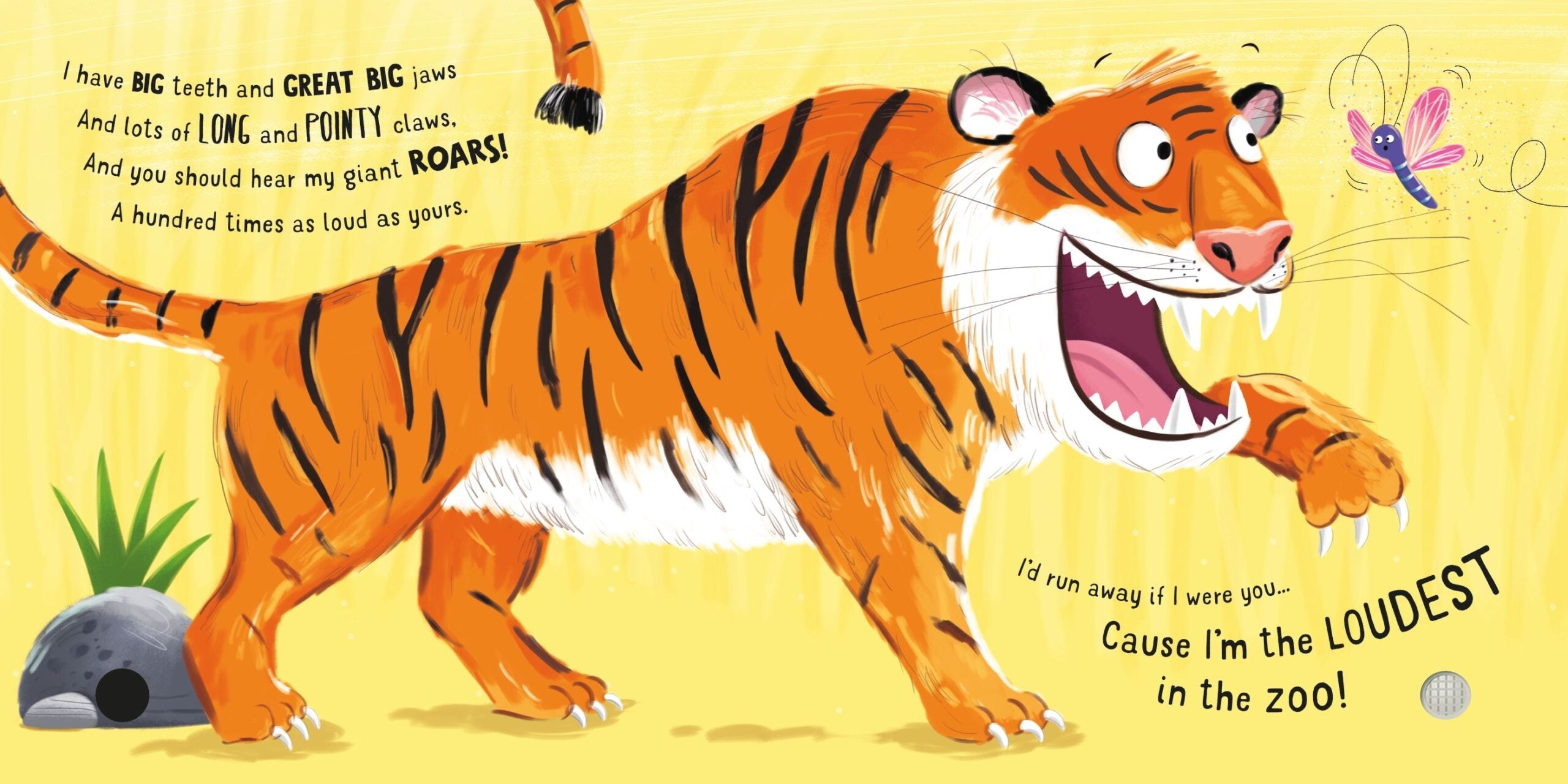 Carte cu sunete, Usborne, Who's the Loudest in the Zoo?, 12+ luni