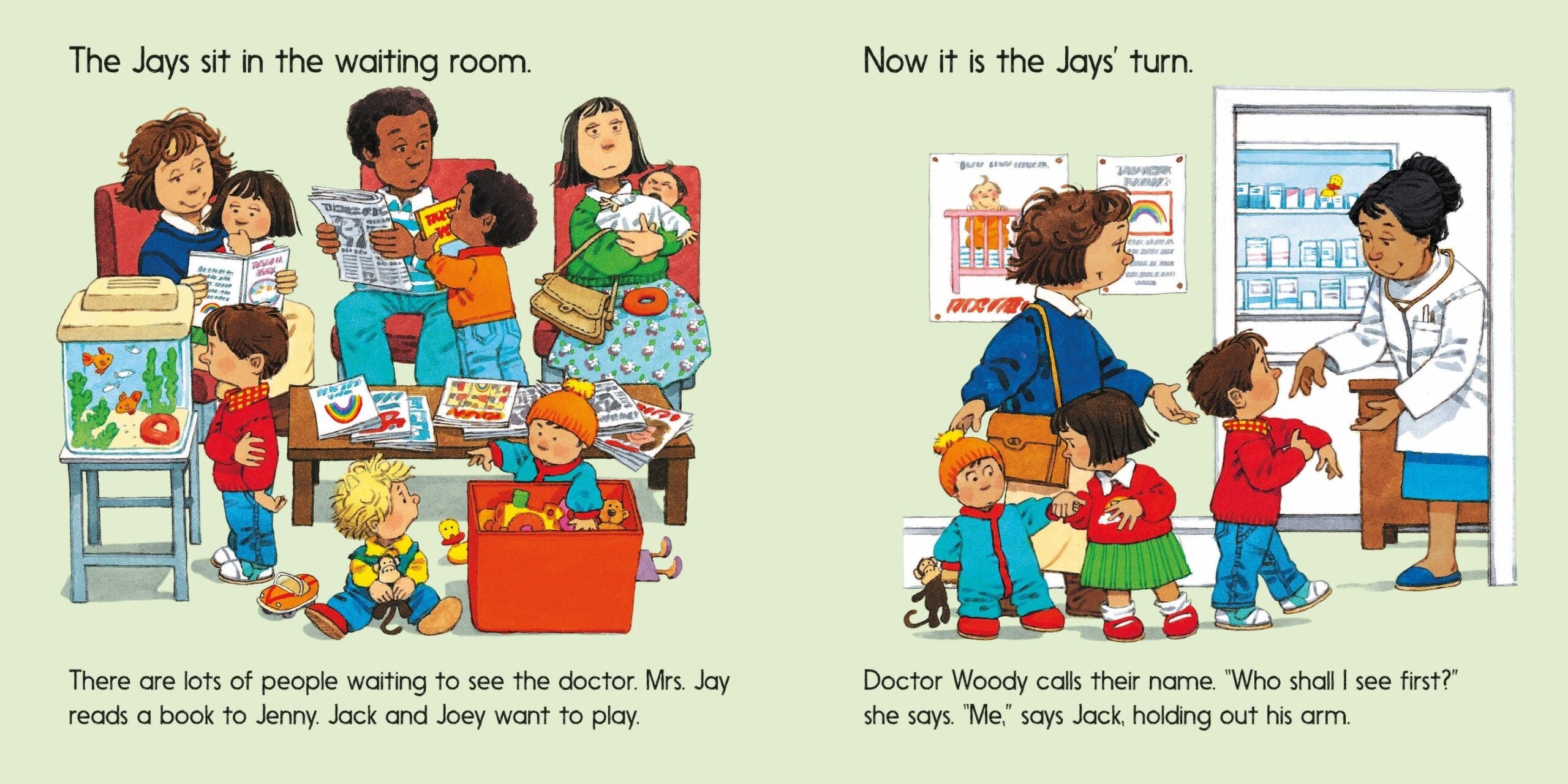 Carte pentru copii, Usborne, Going to the Doctor, 2+ ani