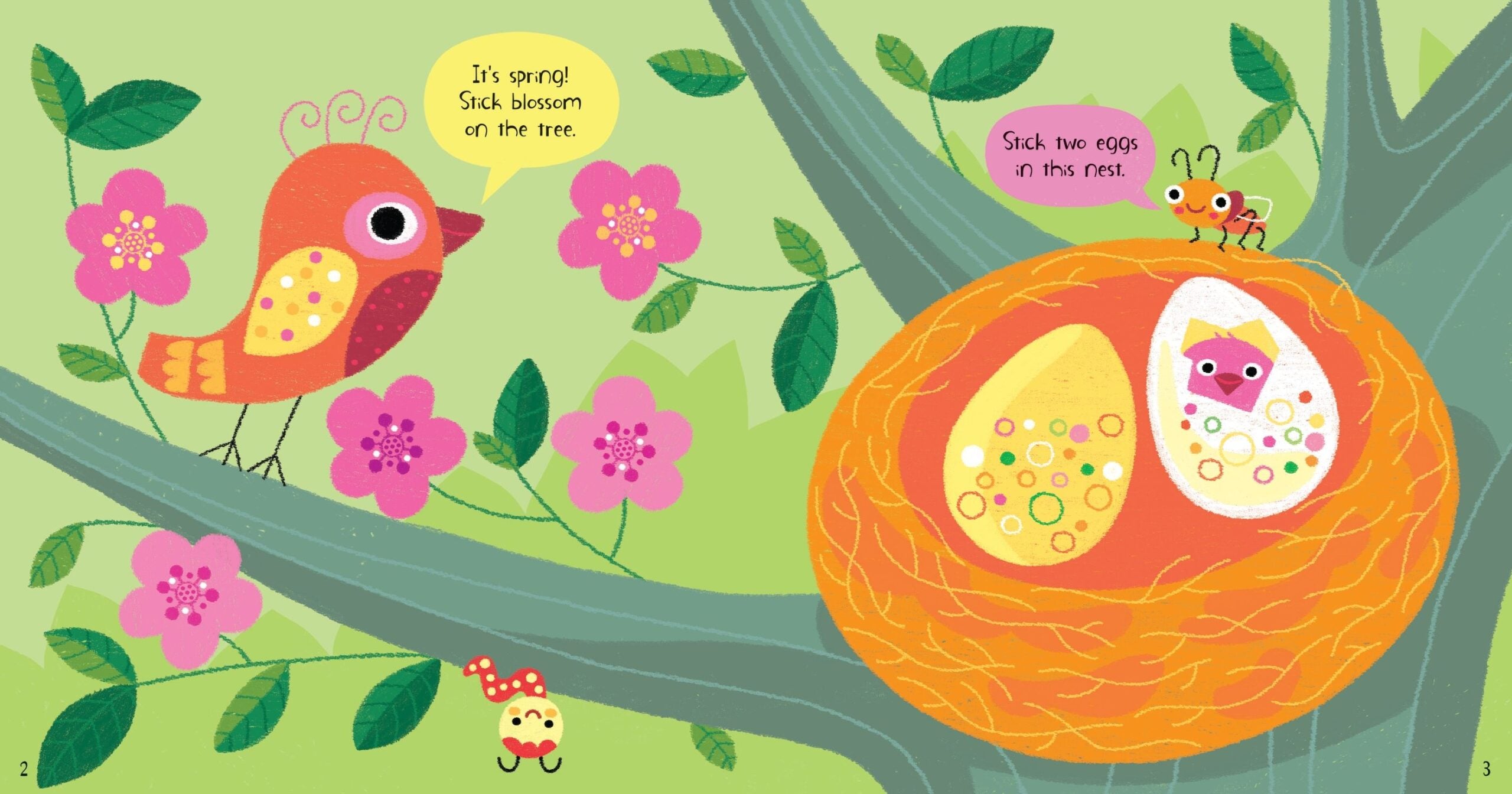 Carte pentru copii, Usborne, Little Children's Nature Sticker Book, 3+ ani