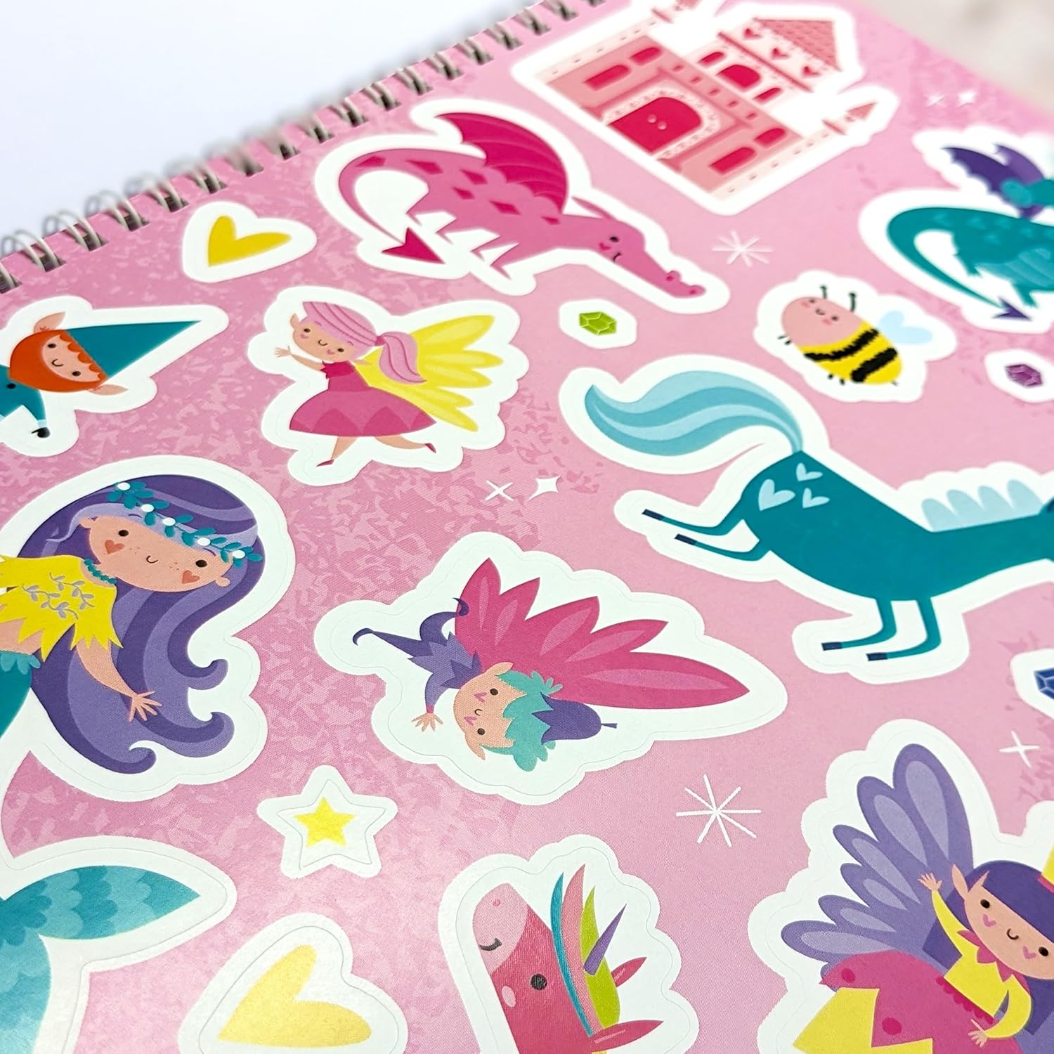 Carte pentru copii, NPP, Gem Art Activity Book: Magical Friends, 3+ ani