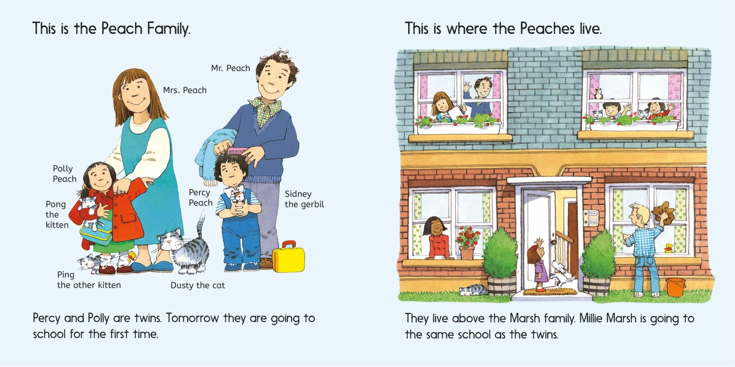 Carte pentru copii, Usborne, Going to School, 2+ ani