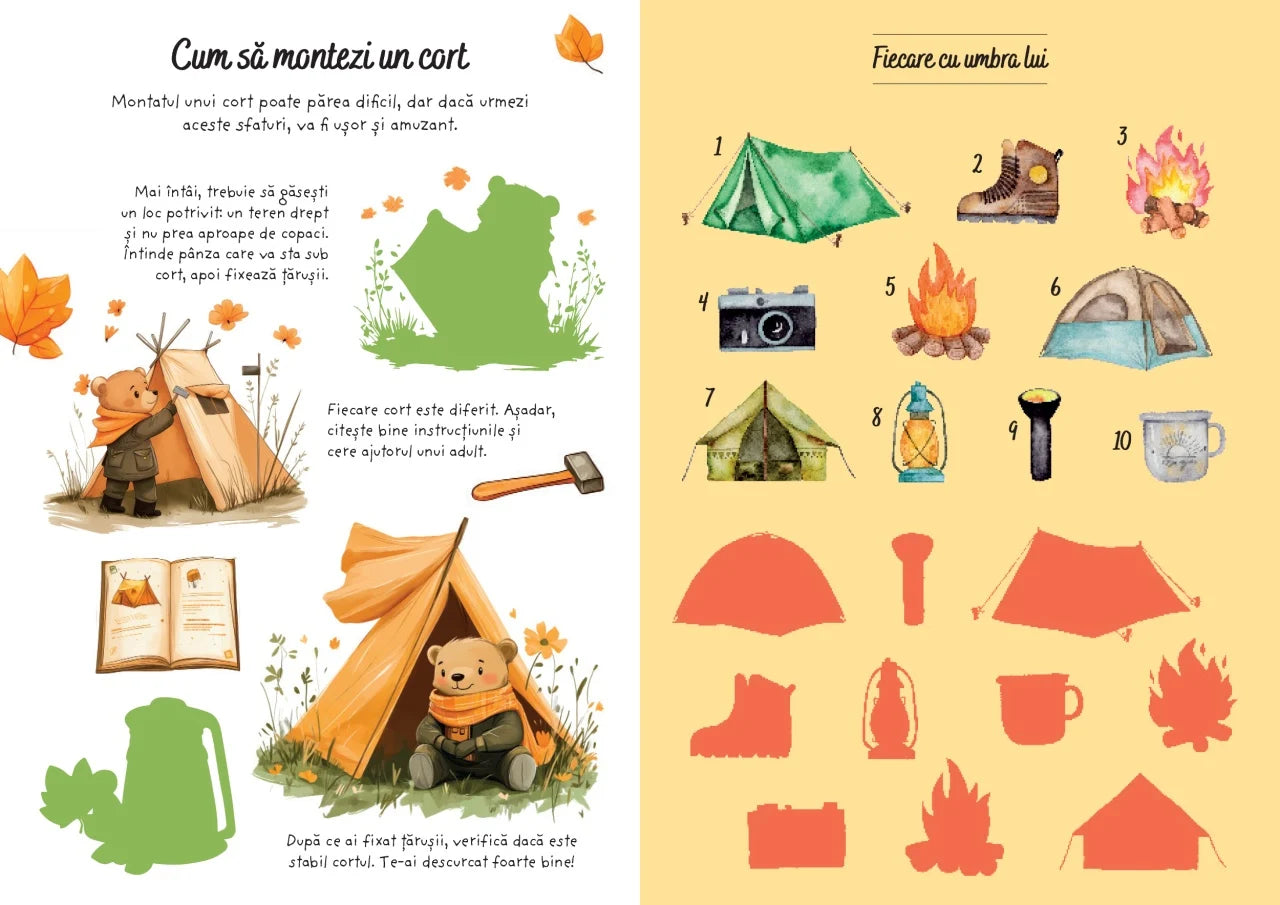 Aventuri la camping - Activitati si abtibilduri