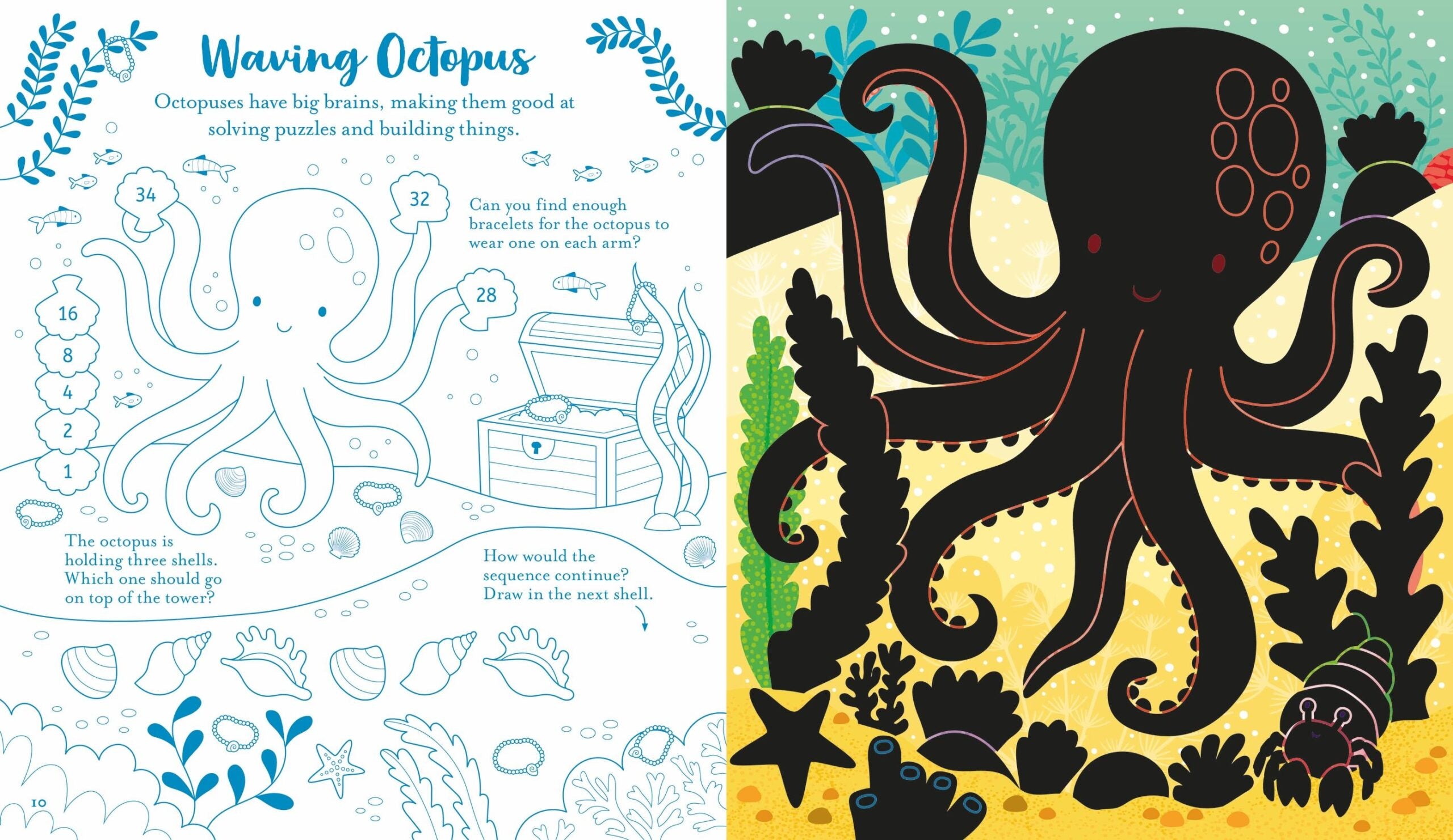 Carte pentru copii, Usborne, Usborne Scratch Activities Under the Sea, 6+ ani
