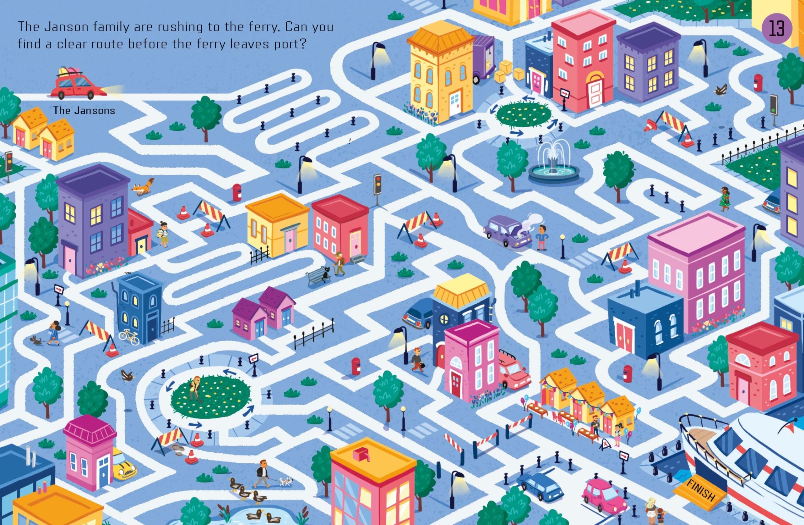 Carte de activitati, Usborne, Things to do on a car Journey, + 6 ani