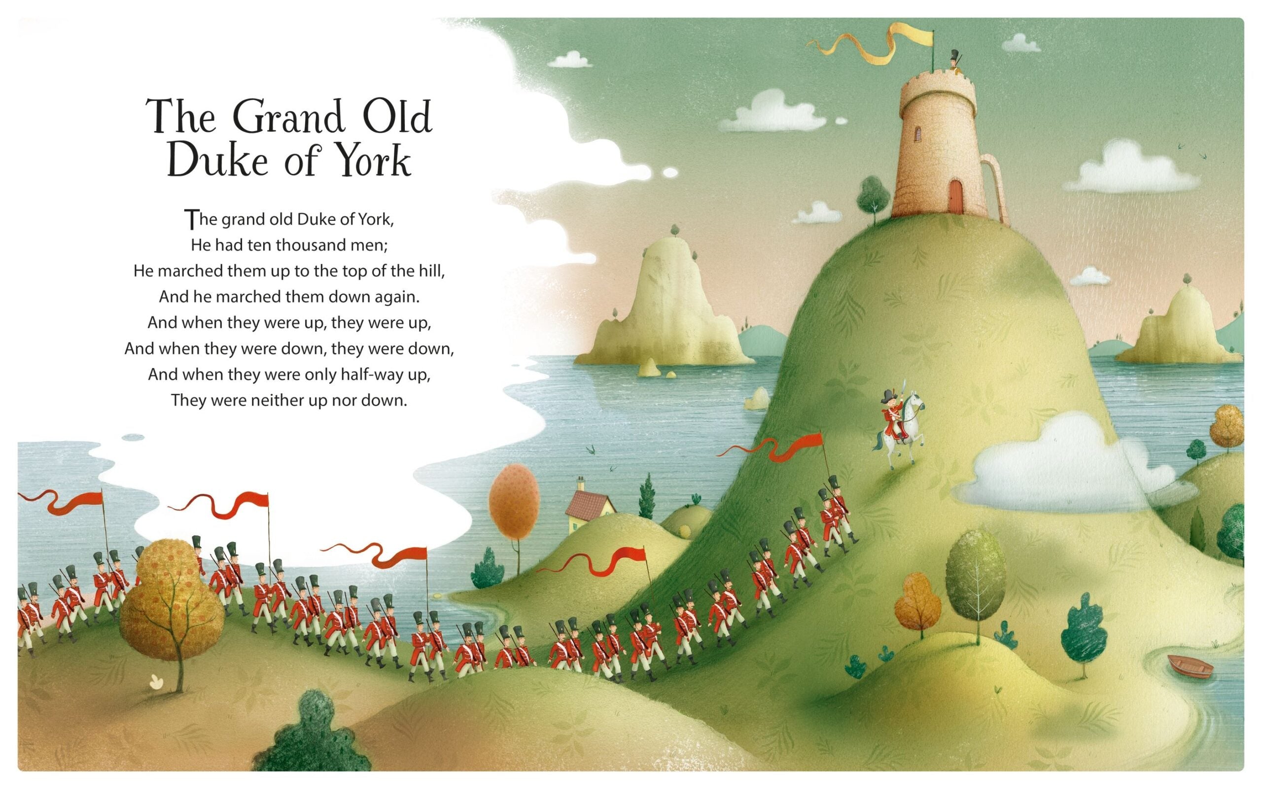 Carte pentru copii, Usborne, 100 Favourite Nursery Rhymes, 12+ luni
