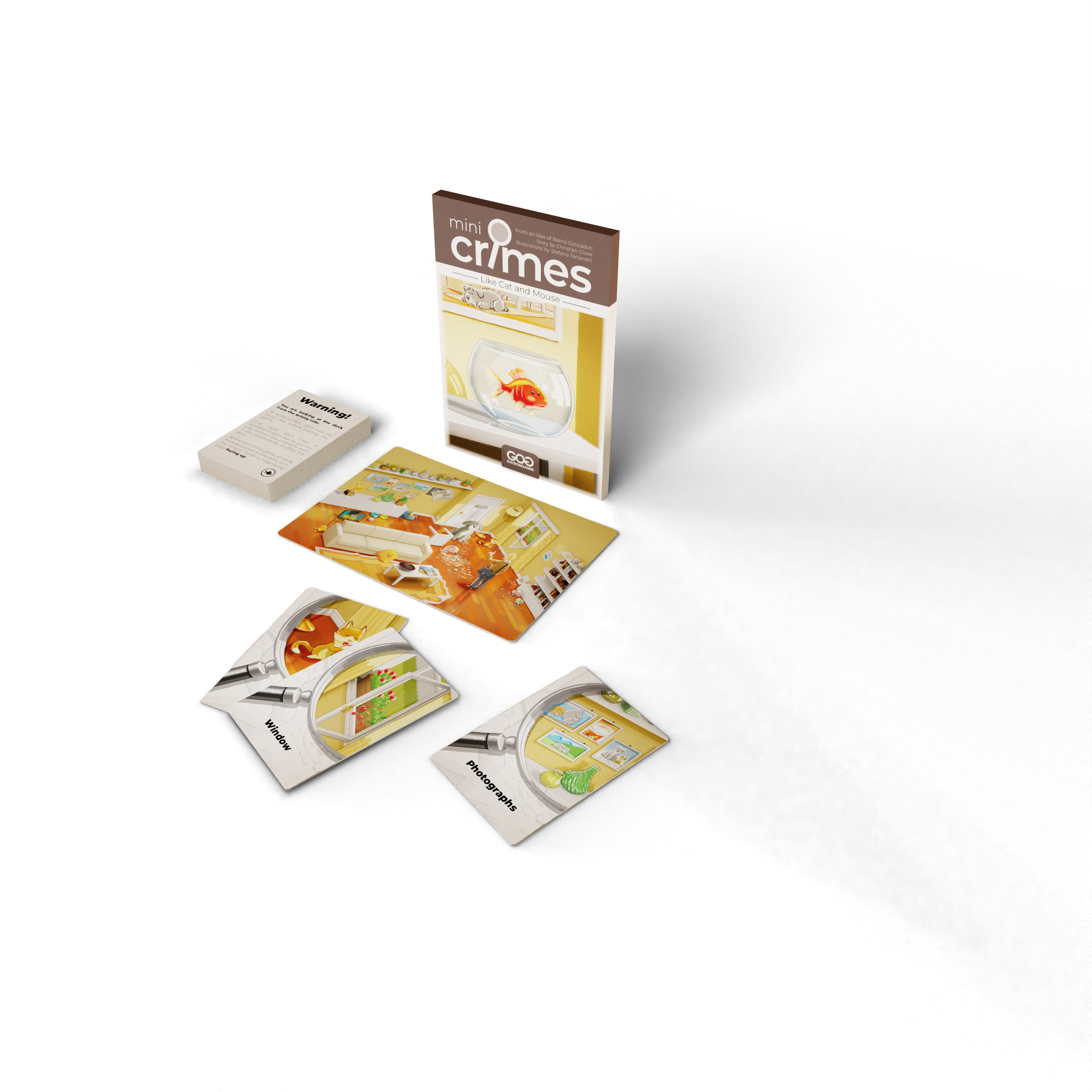 Joc de investigatii, GateOnGames, Mini Crimes S1, Like Cat and Mouse, 8+ ani