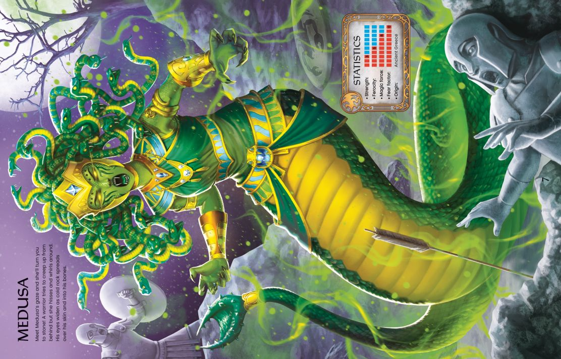 Carte pentru copii, Usborne, Build Your Own Mythical Beasts, 5+ ani