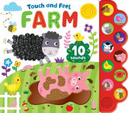 Carte cu sunete, NPP, Sound Book Touch Feel Farm, 0+ ani