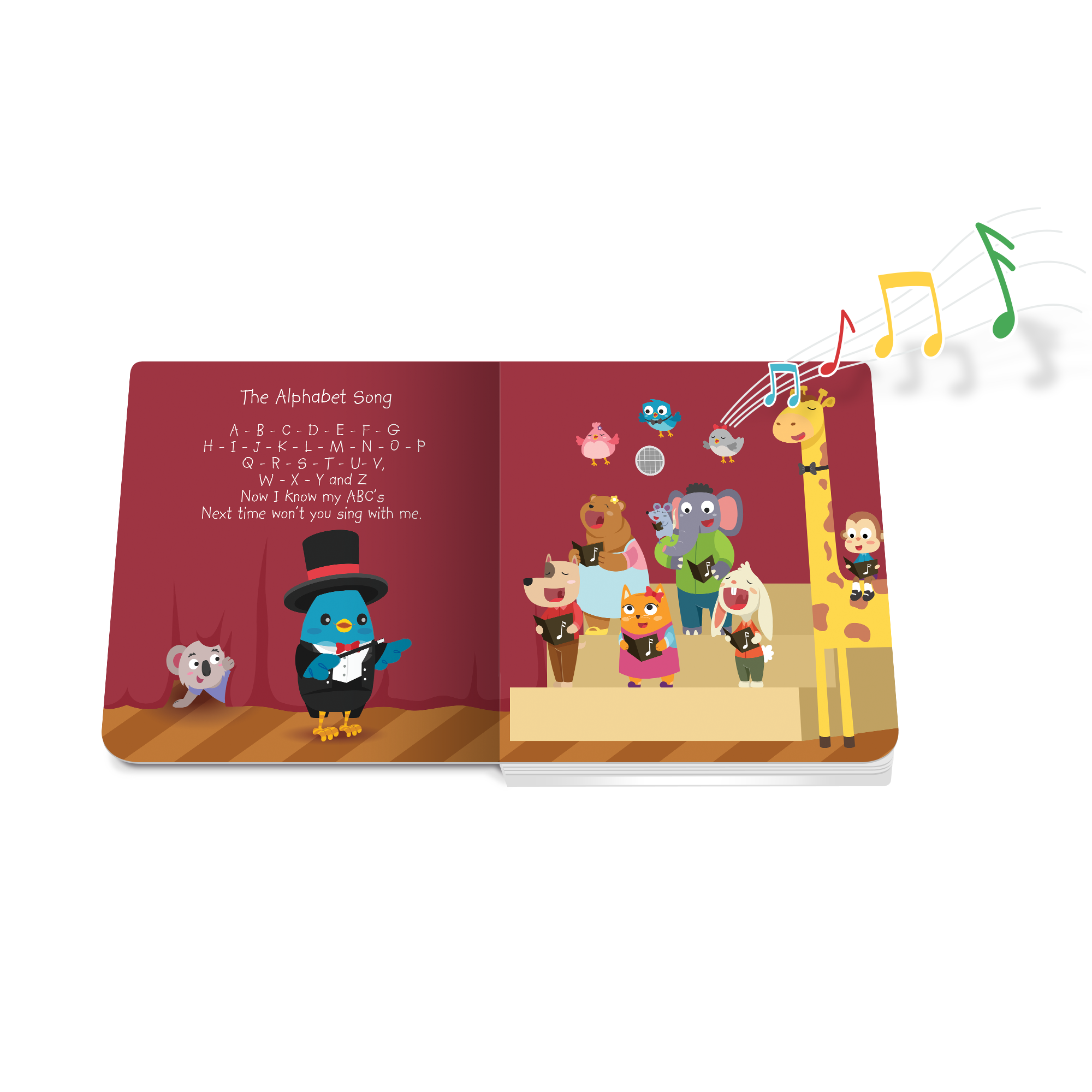 Carte pentru copii, Ditty Bird, Learning Songs, 6+ luni