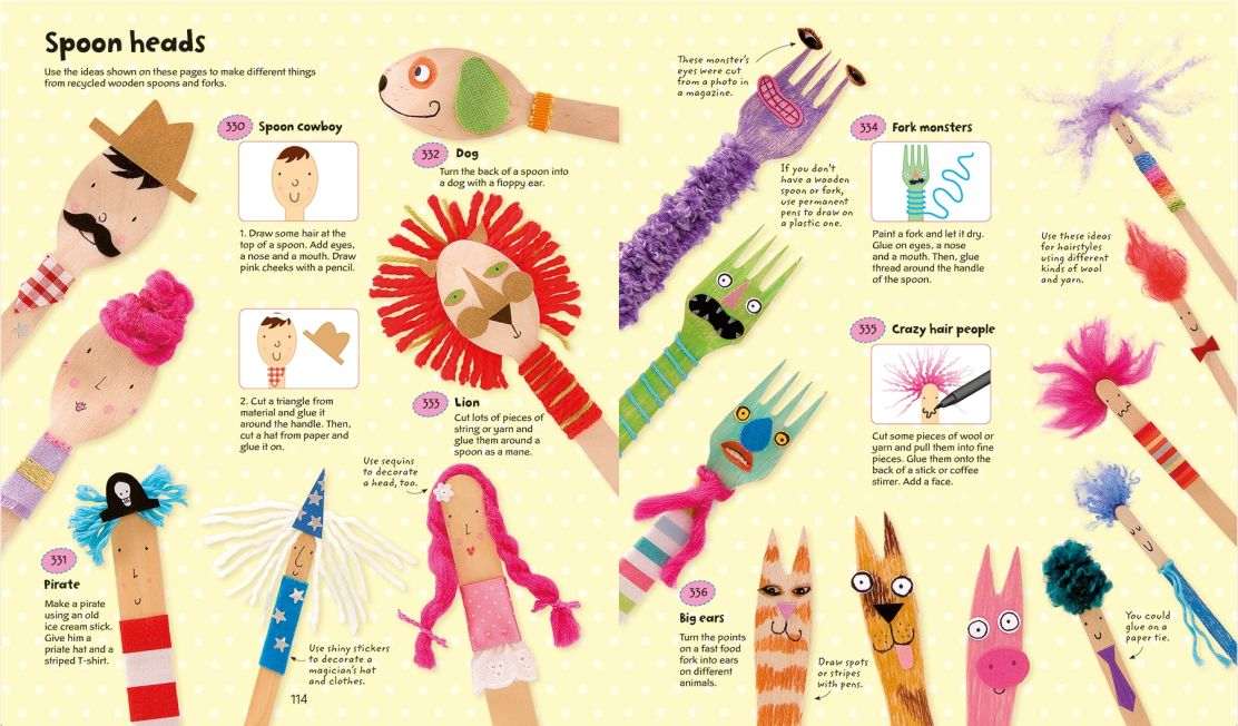 Carte pentru copii, Usborne, 365 things to make and do, 5+ ani