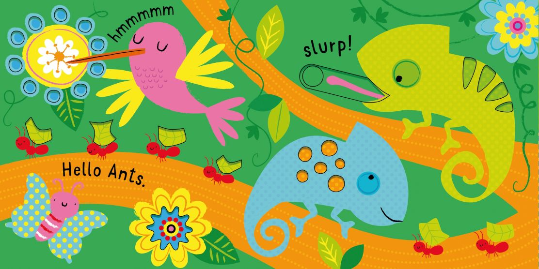 Carte pentru copii, Usborne, Slide and See Animals, 0+ luni