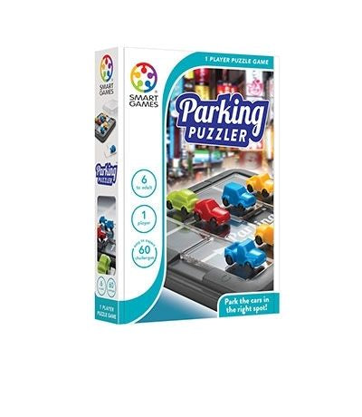 Smart Games - Parking Puzzler, joc de logica cu 60 de provocari, 6+ ani