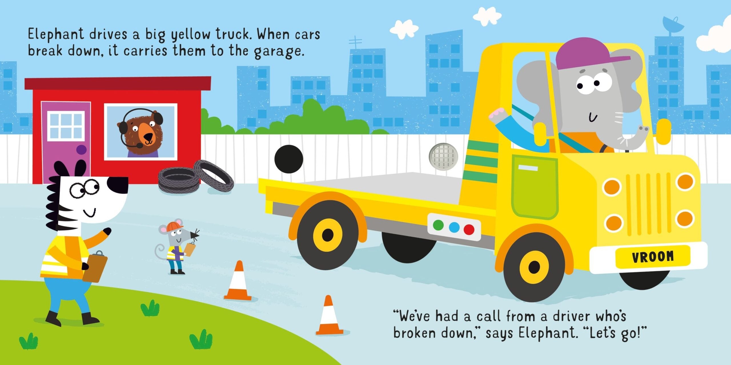 Carte cu sunete - Let's Go on a Truck, Usborne + 1 an