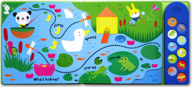 Carte senzoriala cu sunete din natura - Baby's very first play book : Nature Sounds