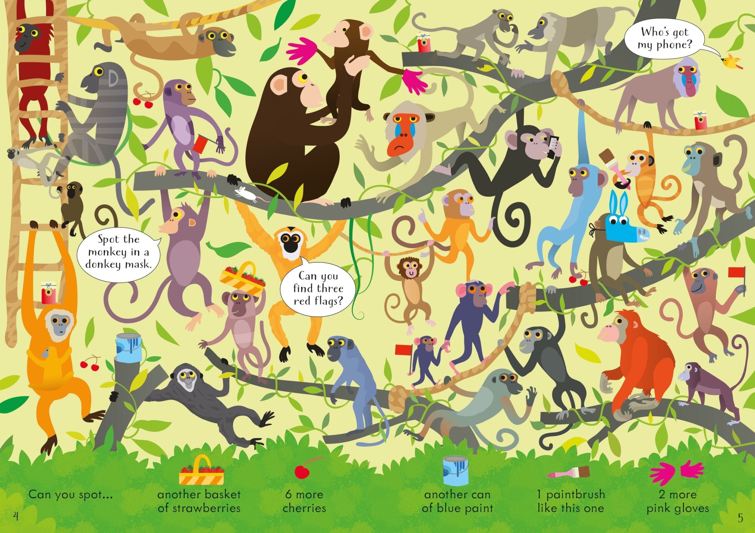 Carte pentru copii, Usborne, Can you Spot? At the Zoo, 4+ ani