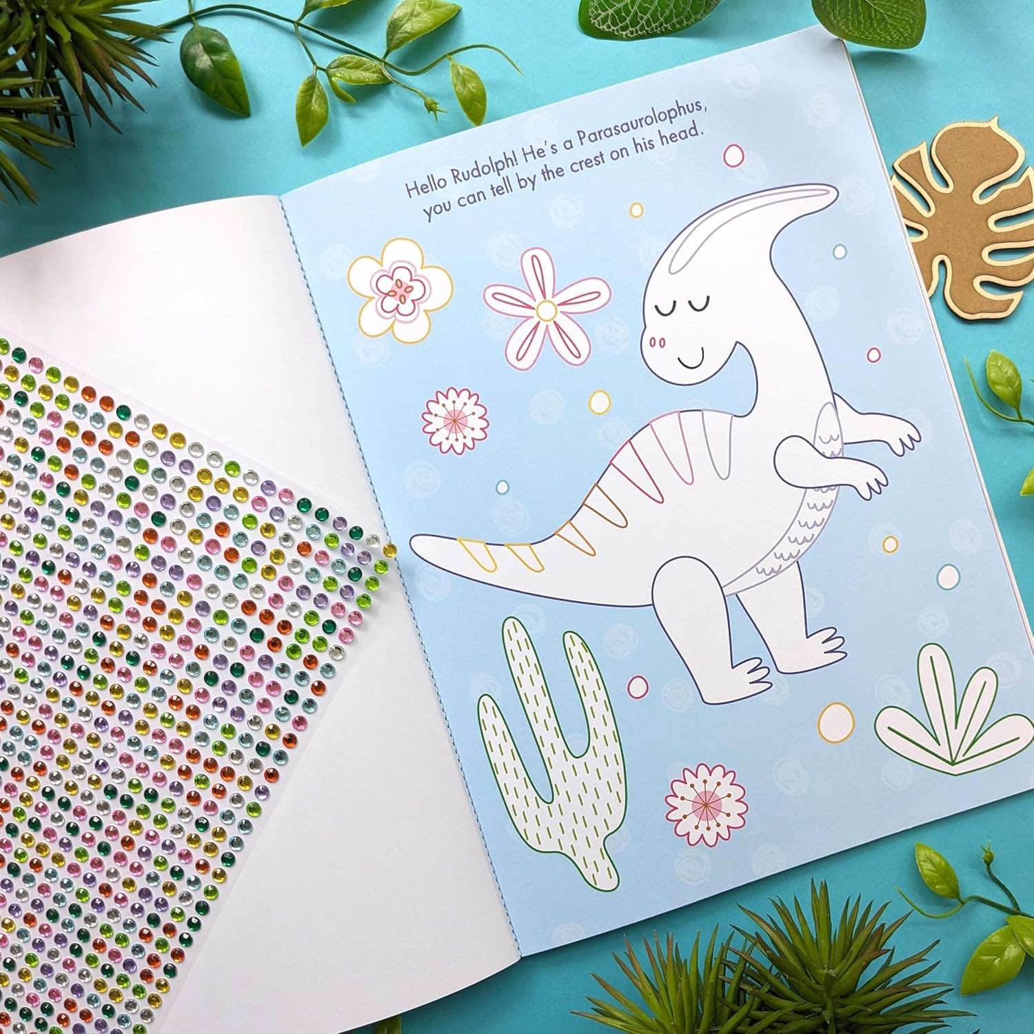 Carte pentru copii, NPP, My Gem Art Colouring Book: Dinosaurs, 3+ ani