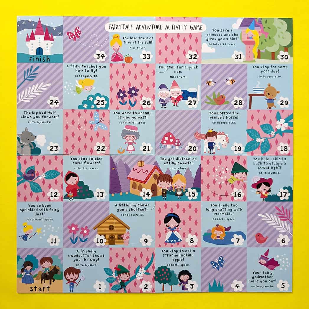 Carte puzzle - Fairy Tale Board Game Set