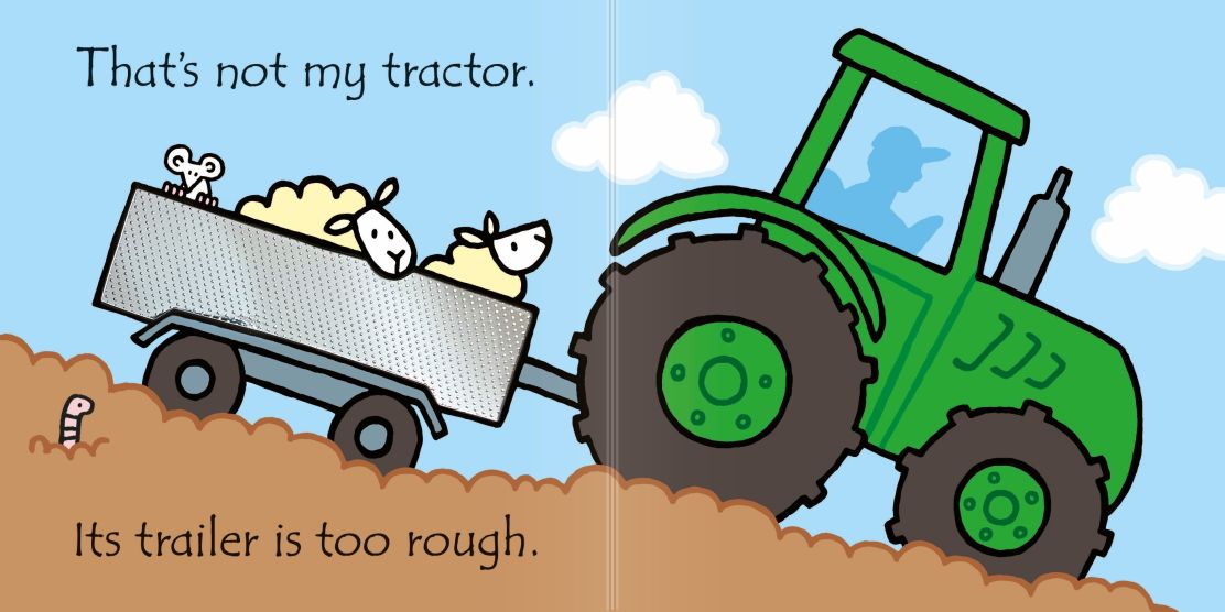 Carte pentru copii, Usborne, That's not my tractor, 3+ ani