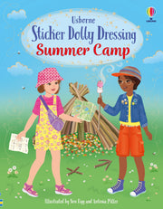 Carte pentru copii, Usborne, Sticker Dolly Dressing Summer Camp, 5+ ani