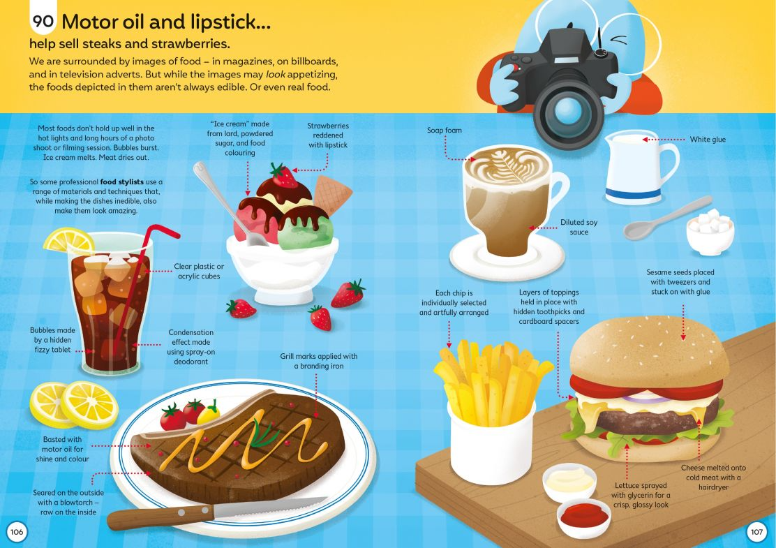 Carte pentru copii, Usborne, 100 Things to Know About Food, 8+ ani