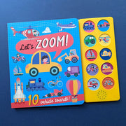 Carte pentru copii, North Parade, 10 BUTTON SOUND - LET'S ZOOM, 0+ ani