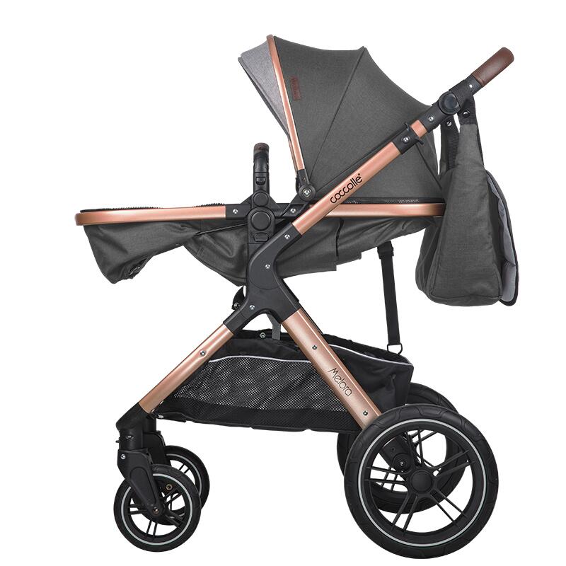 CARUCIOR TRANSFORMABIL 3 IN 1 COCCOLLE MELORA DIAMOND BLACK