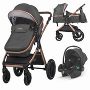 CARUCIOR TRANSFORMABIL 3 IN 1 COCCOLLE MELORA DIAMOND BLACK