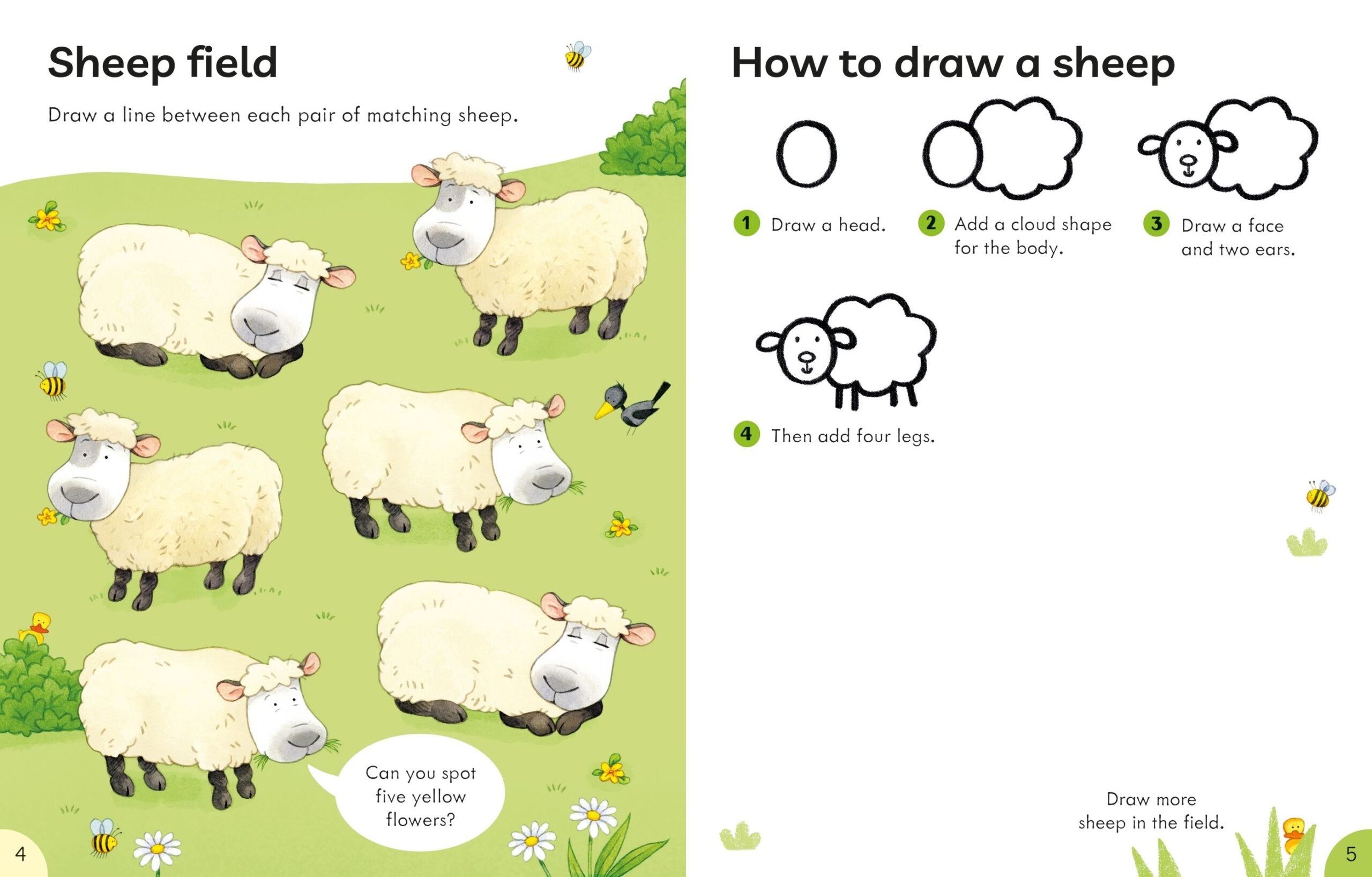 Carte pentru copii, Usborne, Poppy and Sam's Big Activity Book, 3+ ani