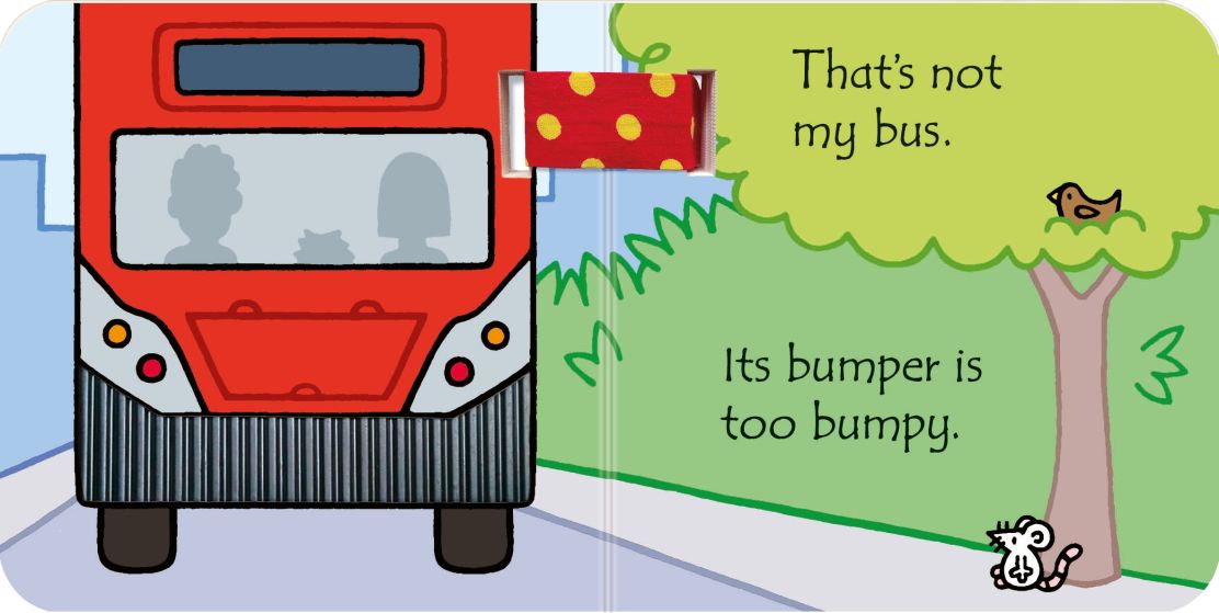 Carte pentru copii, Usborne, That's not my bus... buggy book, 0+ ani