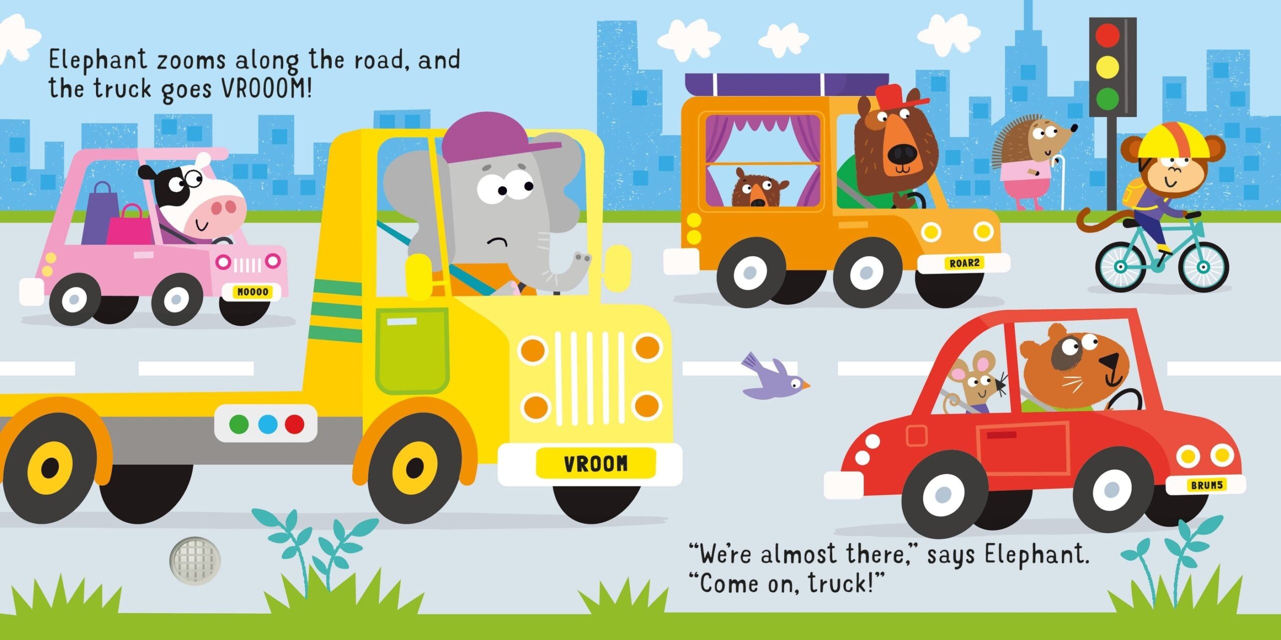 Carte cu sunete - Let's Go on a Truck, Usborne + 1 an