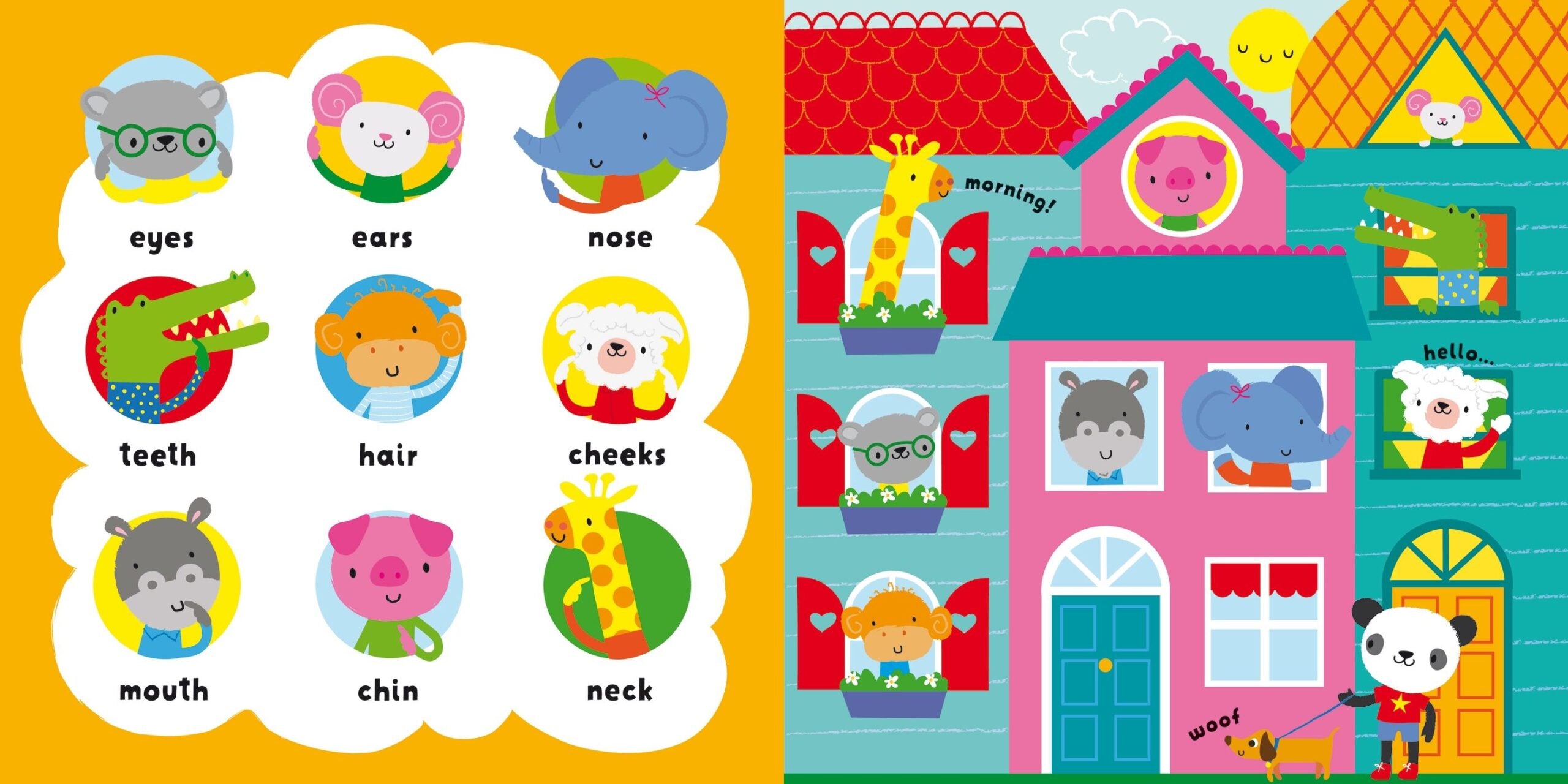 Carte pentru copii, Usborne, My First Words Body, 12+ luni