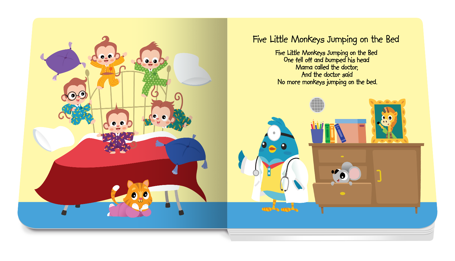 Carte pentru copii, Ditty Bird, Children's Songs, 6+ luni