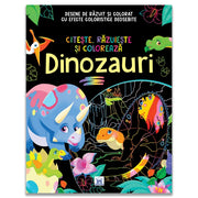 Citeste, razuieste si coloreaza - Dinozauri