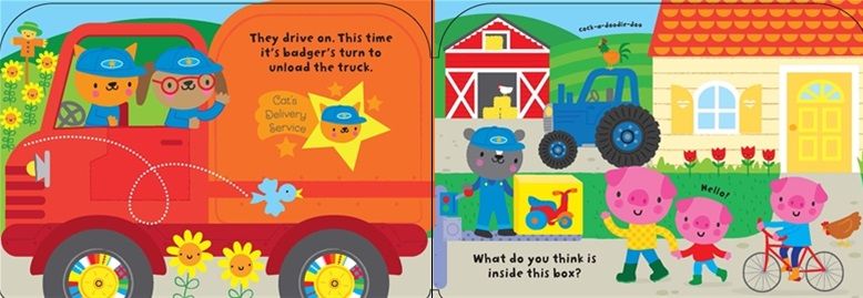 Carte senzoriala pentru copii - Baby's very first: Truck book