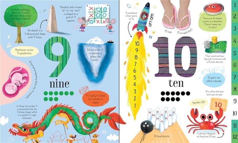 Carte cu activitati invata si citeste - Big Book of Numbers