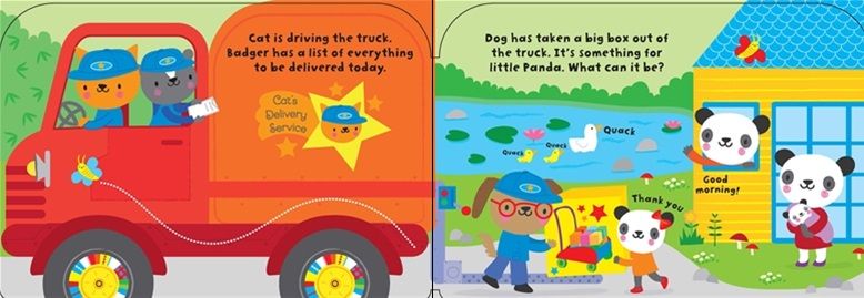 Carte senzoriala pentru copii - Baby's very first: Truck book