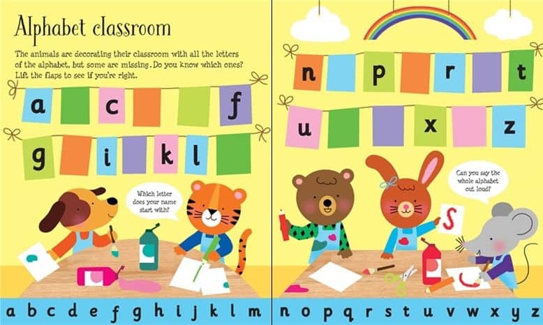 Carte cu activitati - Lift the Flap: abc
