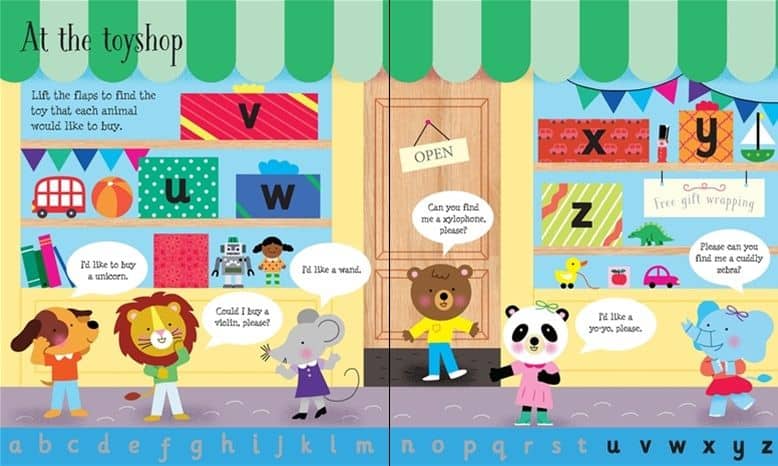 Carte cu activitati - Lift the Flap: abc