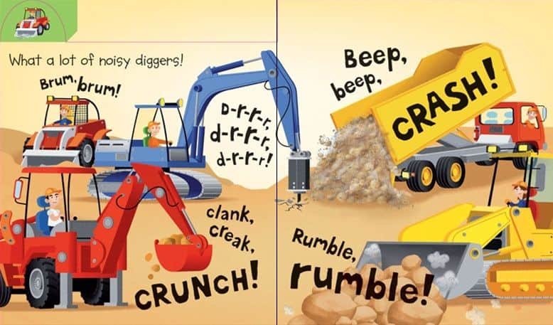 Carte cu sunete - Noisy Diggers