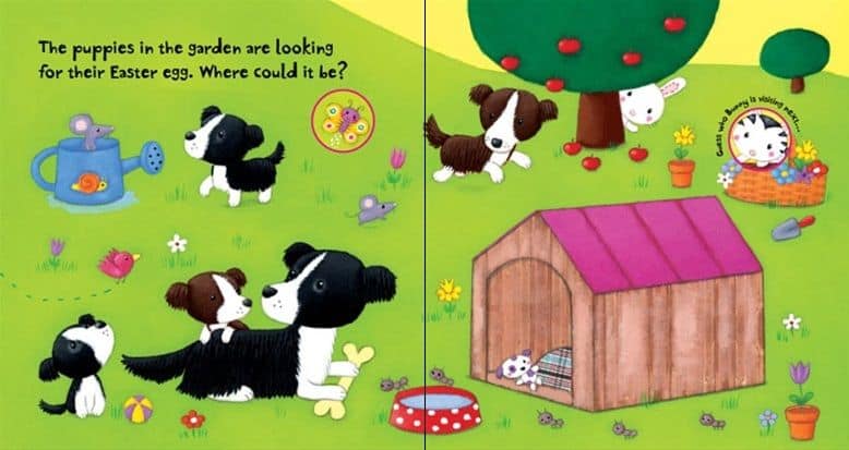 Carte senzoriala - Easter Bunny Flap Book
