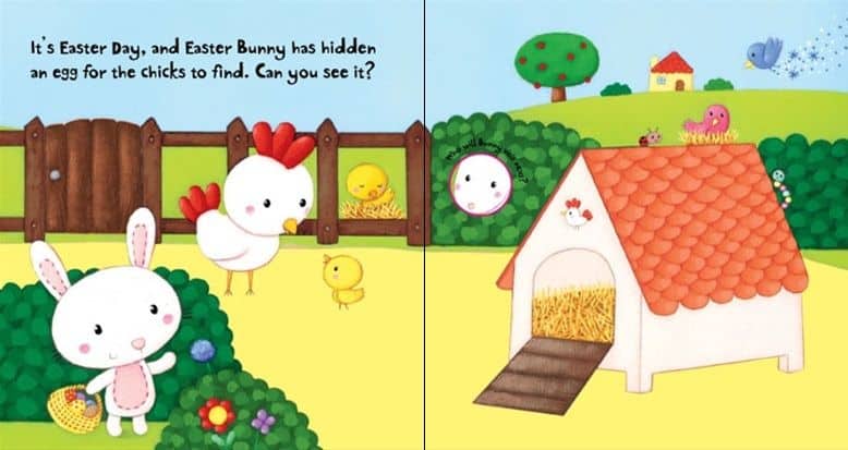 Carte senzoriala - Easter Bunny Flap Book