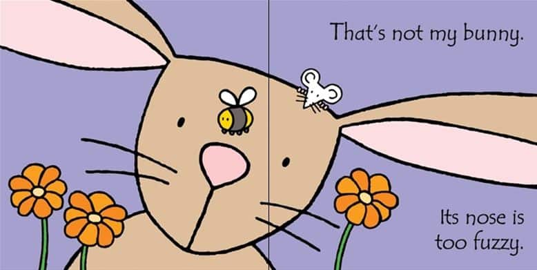 Carte senzoriala That's not my - That's not my bunny...