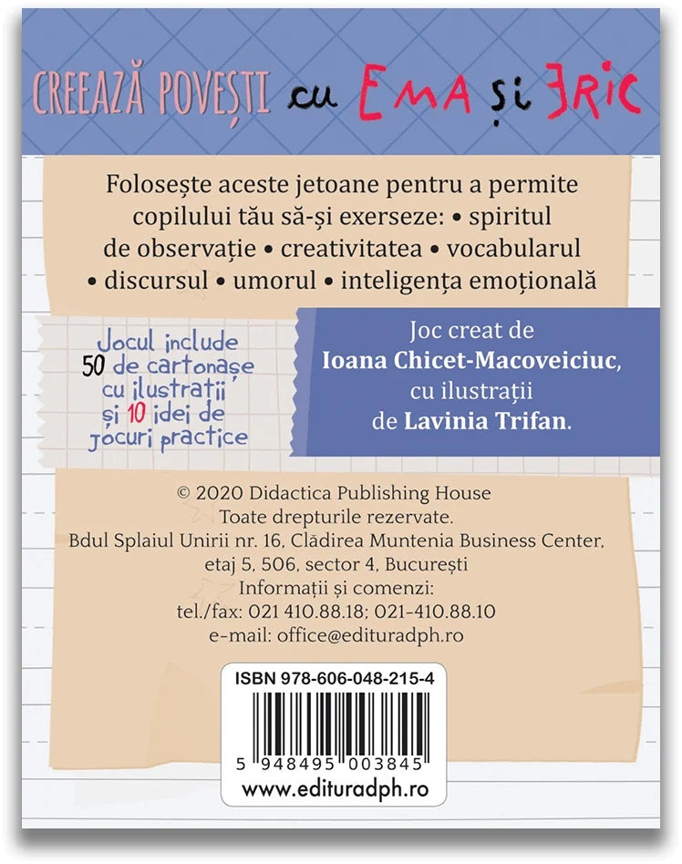 Jocul meseriilor - Ema si Eric - 26 de jetoane