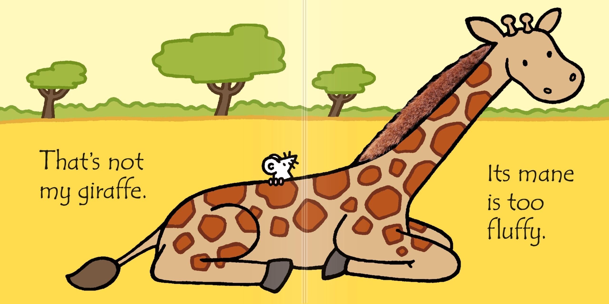Carte pentru copii, Usborne, That's not my giraffe, 3+ luni