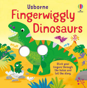 Carte pentru copii, Usborne, Fingerwiggly Dinosaurs, 1+ ani