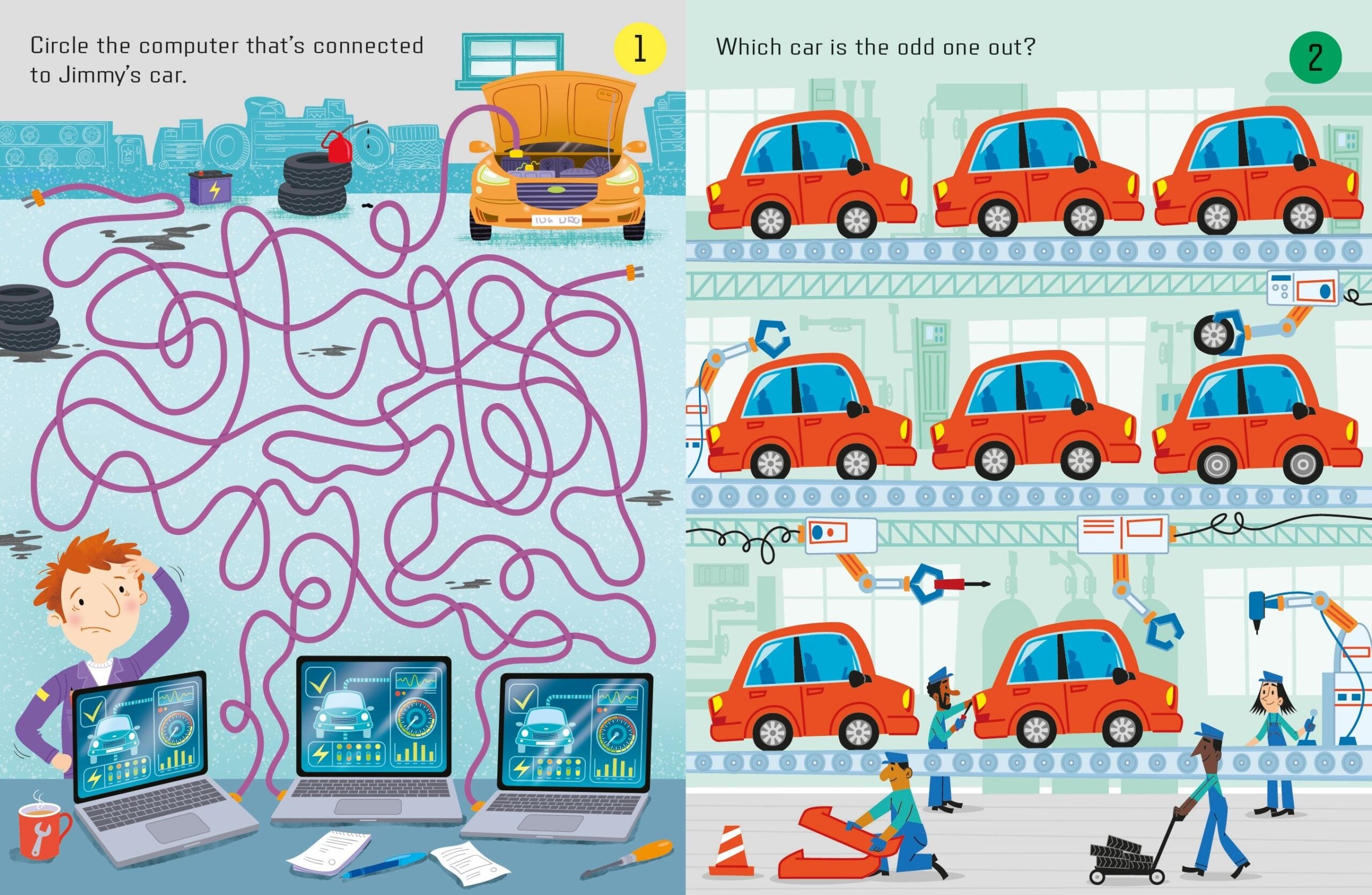 Carte de activitati, Usborne, Things to do on a car Journey, + 6 ani