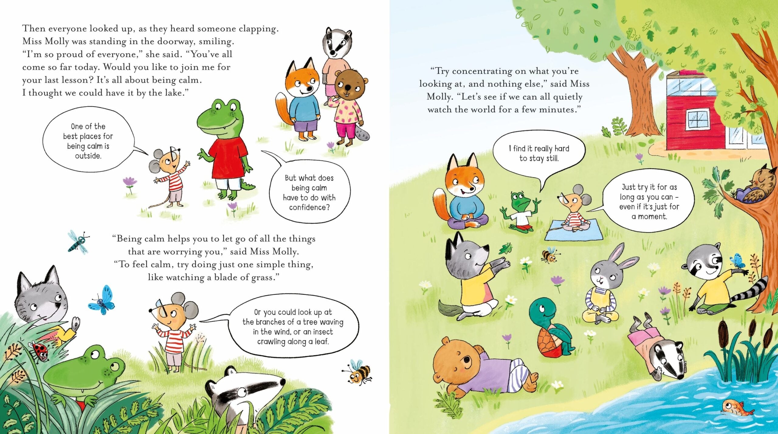 Carte pentru copii, Usborne, Miss Molly's School of Confidence, 4+ ani