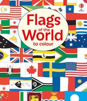 Carte pentru copii, Usborne, Flags of the World to Colour, 6+ ani