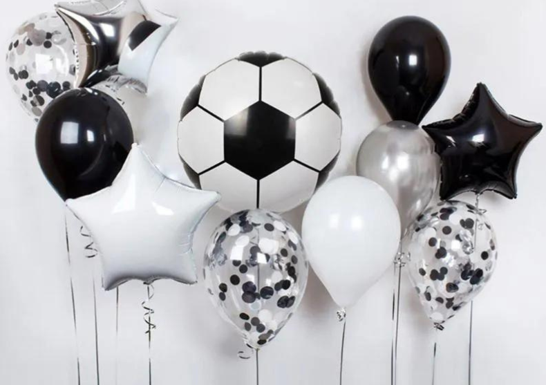 Set baloane fotbal - accesorii de petrecere